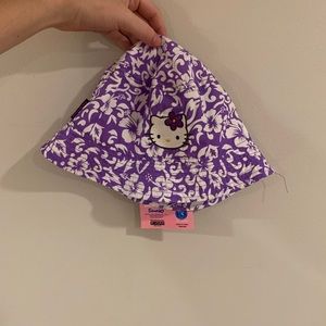 Vintage hello Kitty floral Hawaiian bucket hat